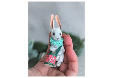 Зайка с барабаном (Татьяна Броницкая)