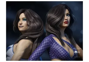 [Daz3D] Kara Hair for Genesis 3 Females (Propschick)