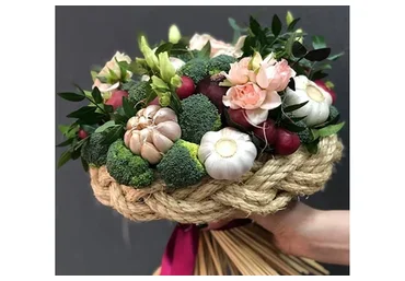 [Ovoshi] Плетение каркасов и Food-букет в спиральной технике (Алина Ройтман)