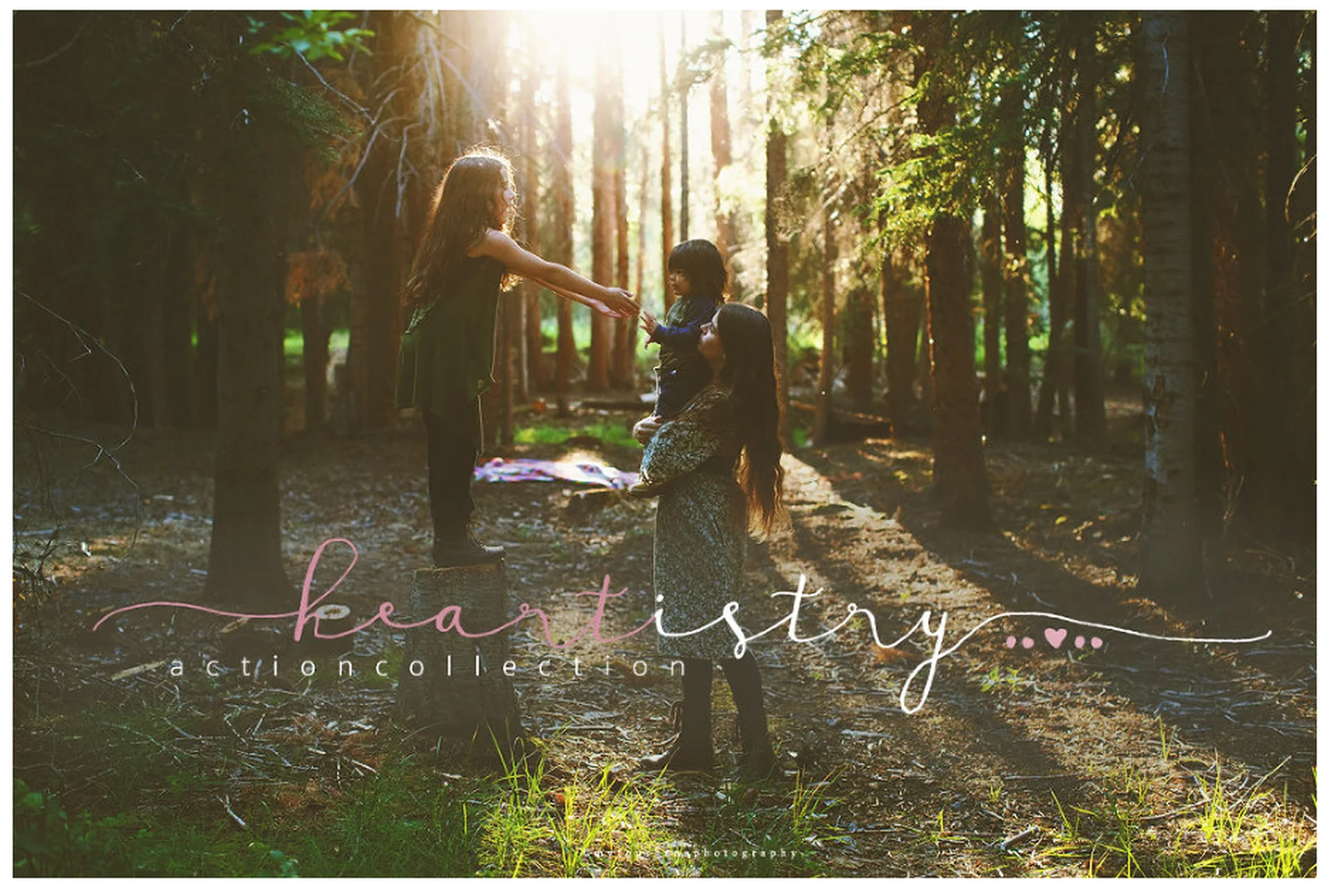 [My Four Hens] Экшены для Photoshop. The Heartistry Photoshop Action, фото 1 из 1.