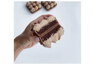 [Cake Pro] Видео урок и техкарта «Тарт Брауни-Кофе» (Александра Овешкова)