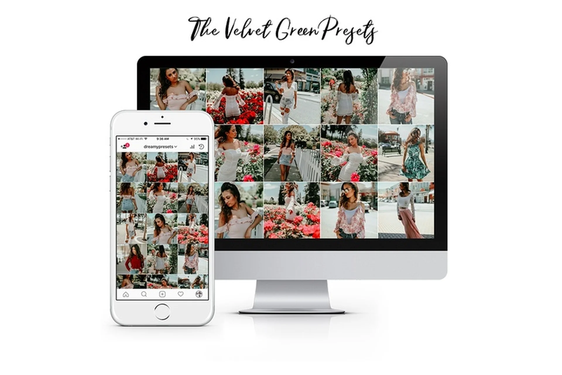 [Dreamy Presets] Мобильный Fashion пресет. The Velvet Green Preset, фото 1 из 1.