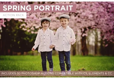 Экшены для Photoshop и пресеты Lightroom Spring Portrait (BP4U)