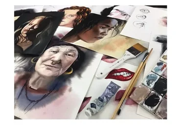 [Художник Online] Акварельный портрет (Дарья Куцаева)