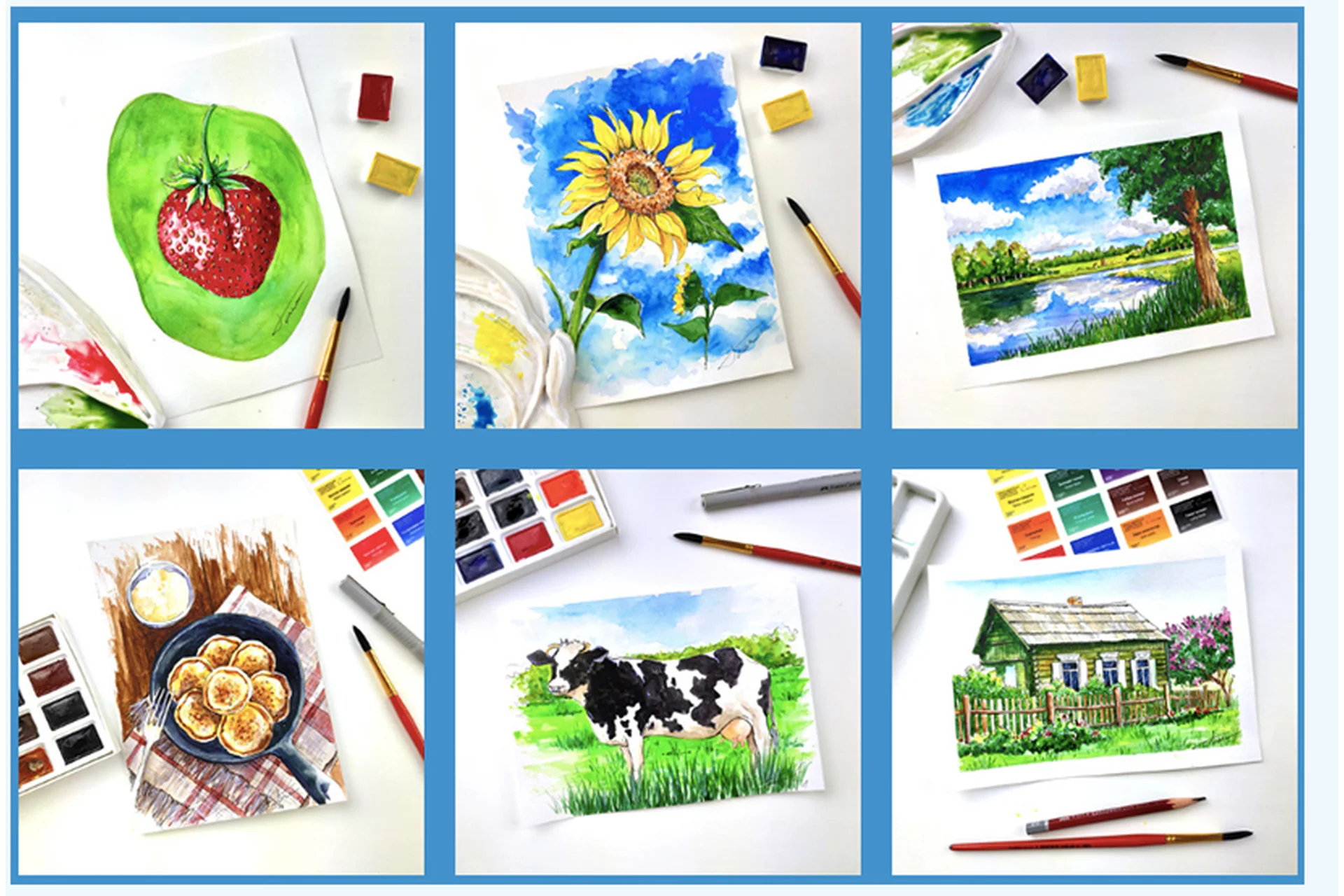 [ВсемАрт] Каникулы в деревне (Анна Белоусова), фото 1 из 1.