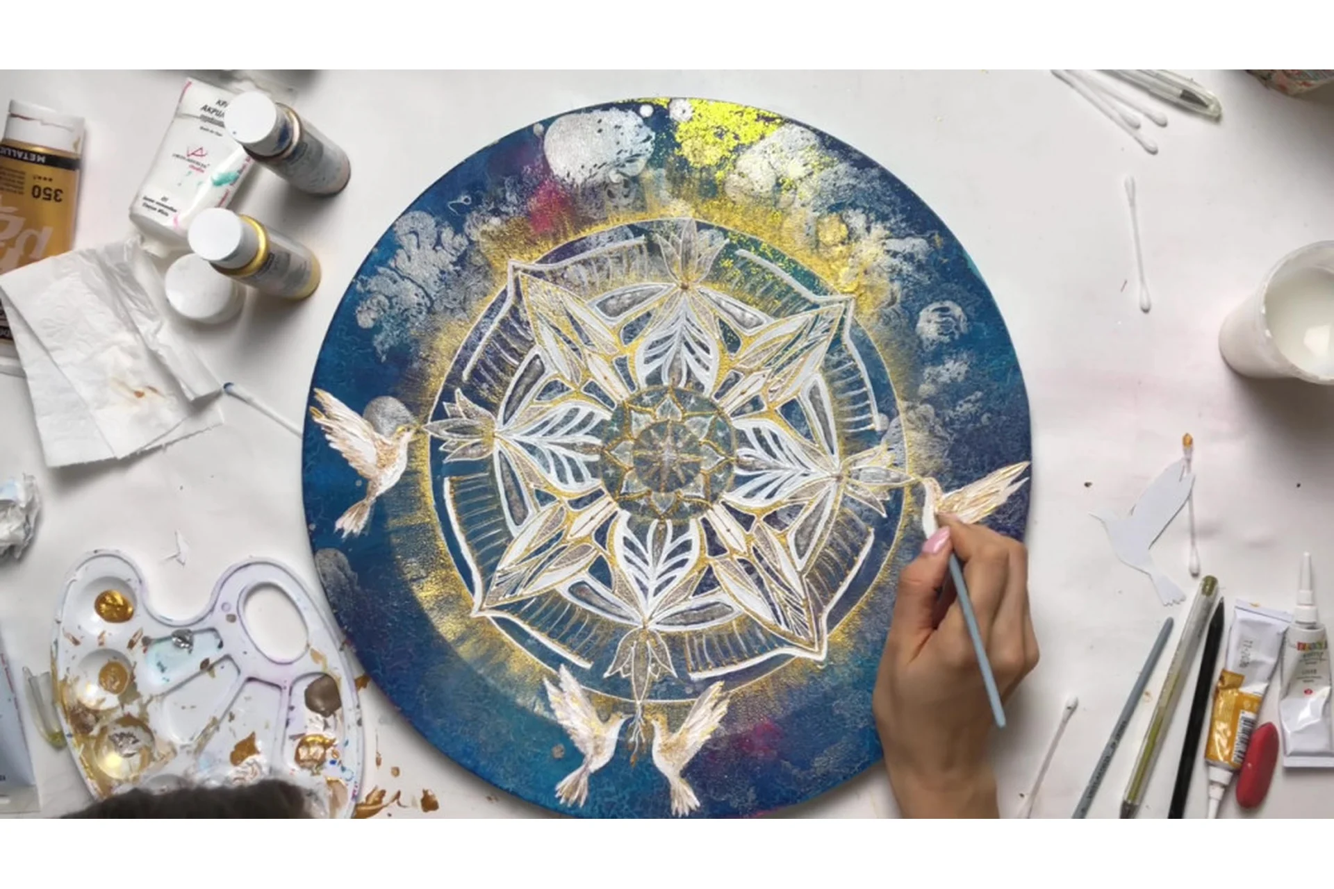 Мандалы на холстах. Тариф База (Катерина Жесан), фото 1 из 1.