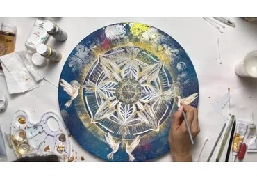 Мандалы на холстах. Тариф База (Катерина Жесан)