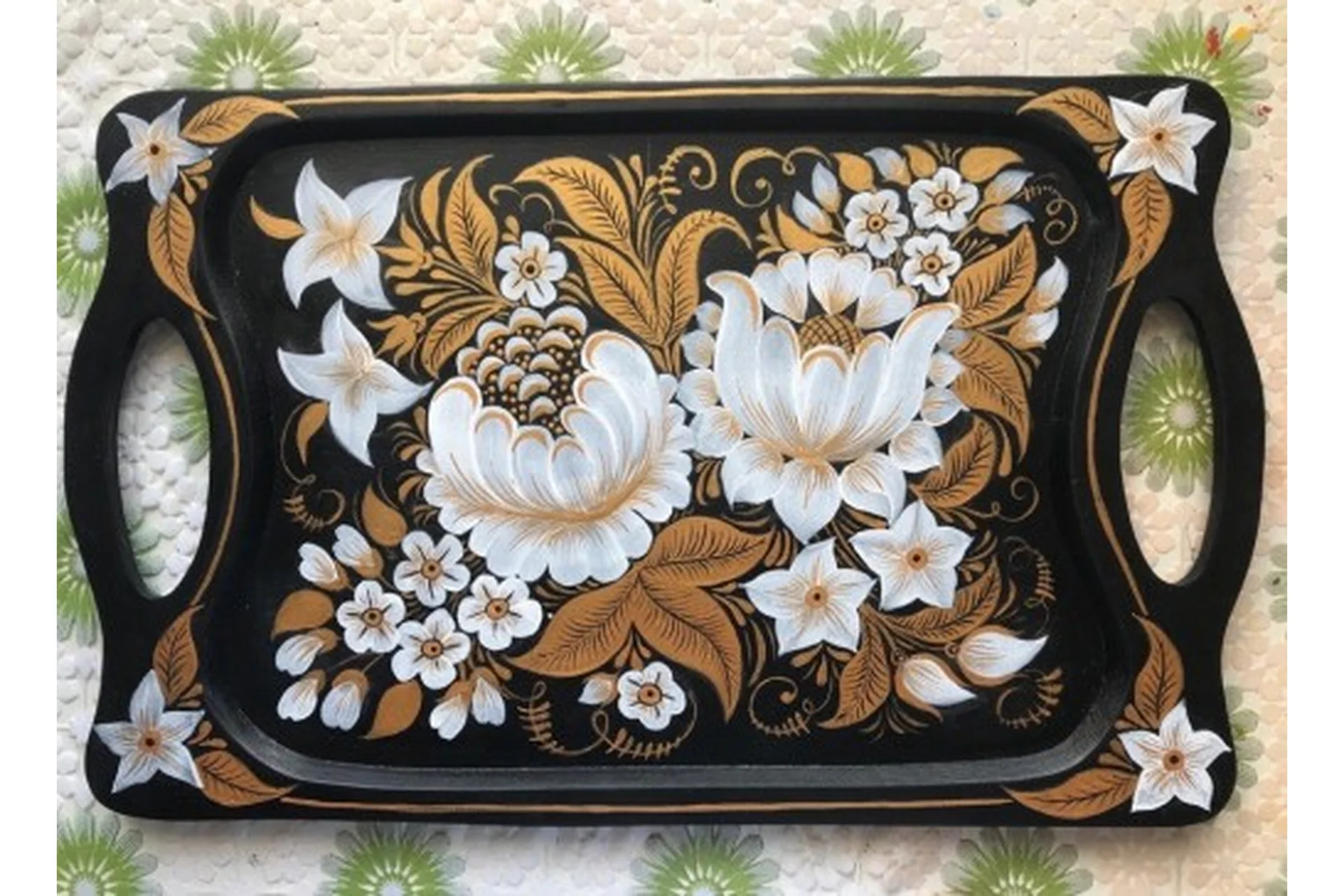 [Русская роспись] Петербургская роспись (Зинаида Голубева), фото 1 из 1.