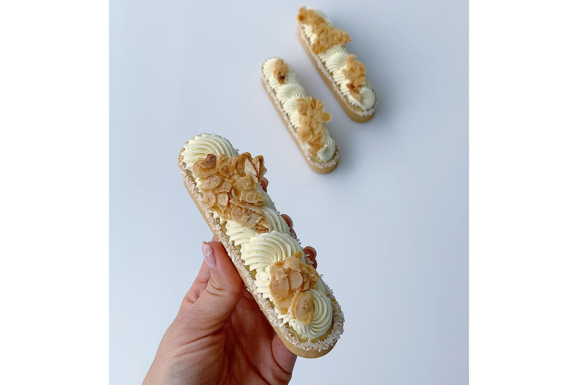 [Cake Pro] Видео урок и техкарта «Тарт Кокос-Карамель» (Александра Овешкова), фото 1 из 1.