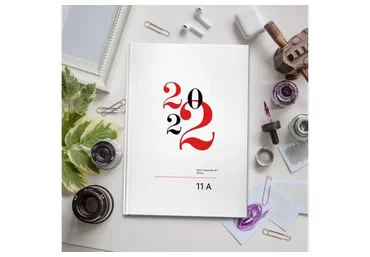 Шаблон выпускной фотокниги Дизайн "Красный" (Ксения Фёдорова)