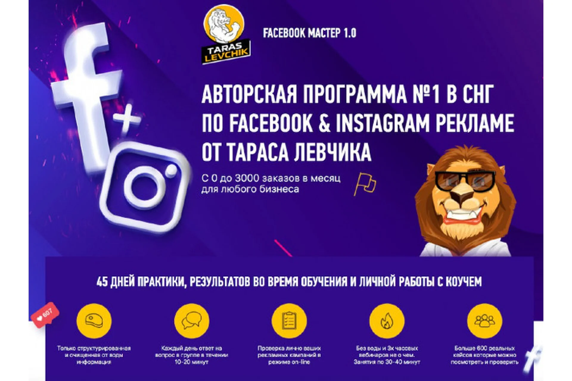 Facebook Мастер 1.0, пакет «Стандарт» (Тарас Левчик), фото 1 из 1.