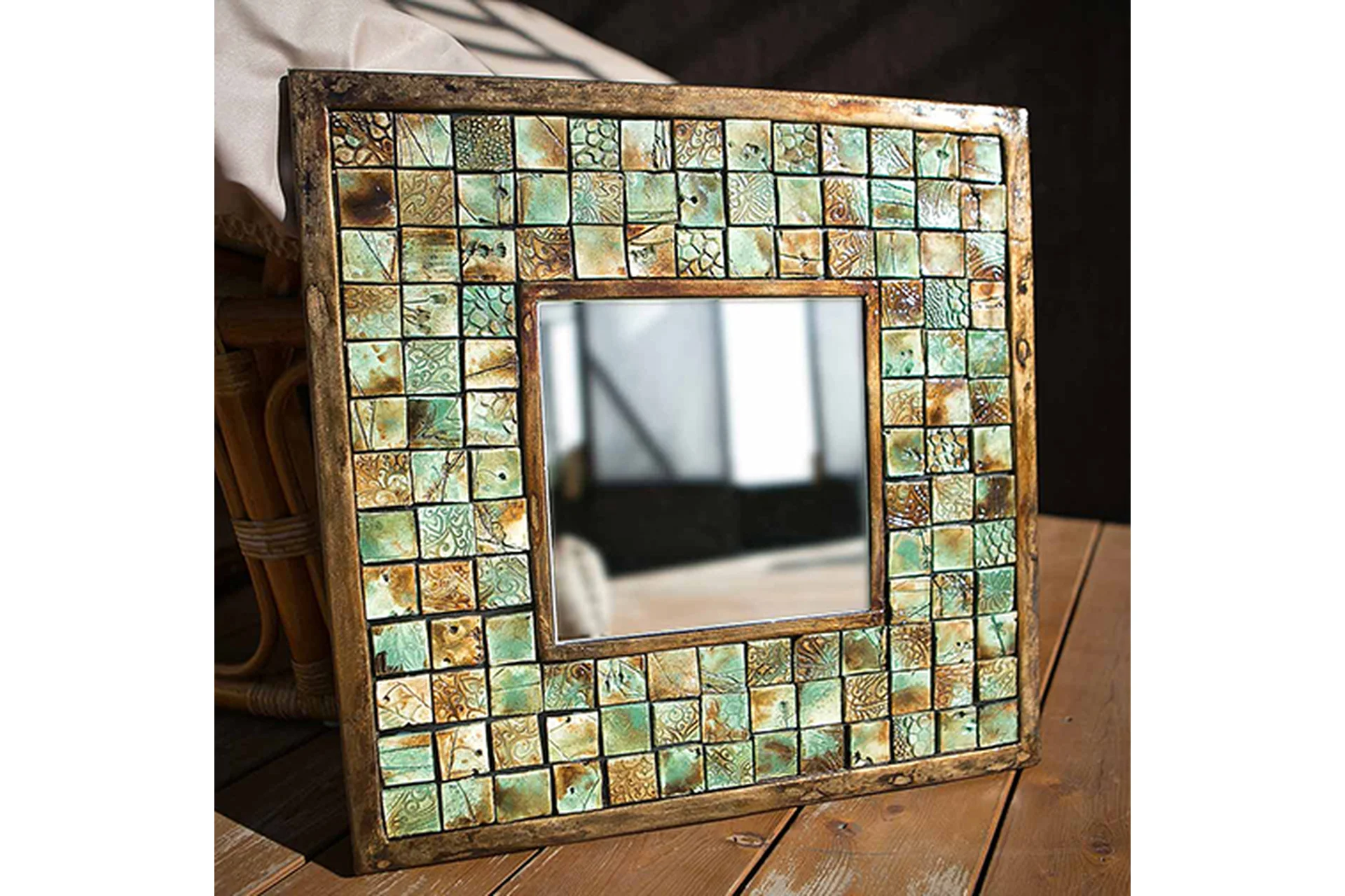 [Decor School] Зеркало своими руками. Степные травы (Елена Якимова), фото 1 из 1.