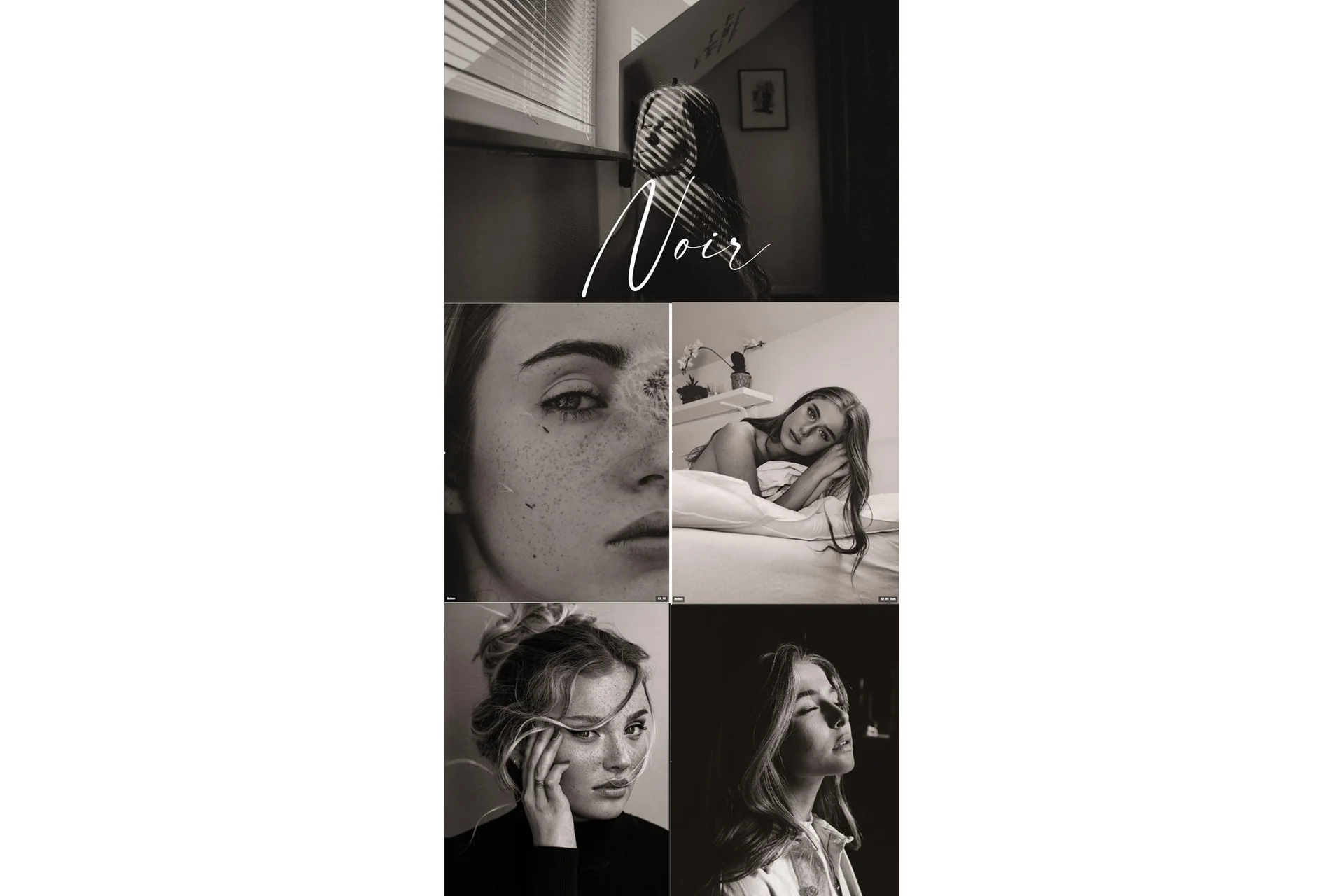 Шикарные ч/б пресеты. Noir B&W Preset Pack (Kai Boettcher), фото 1 из 1.