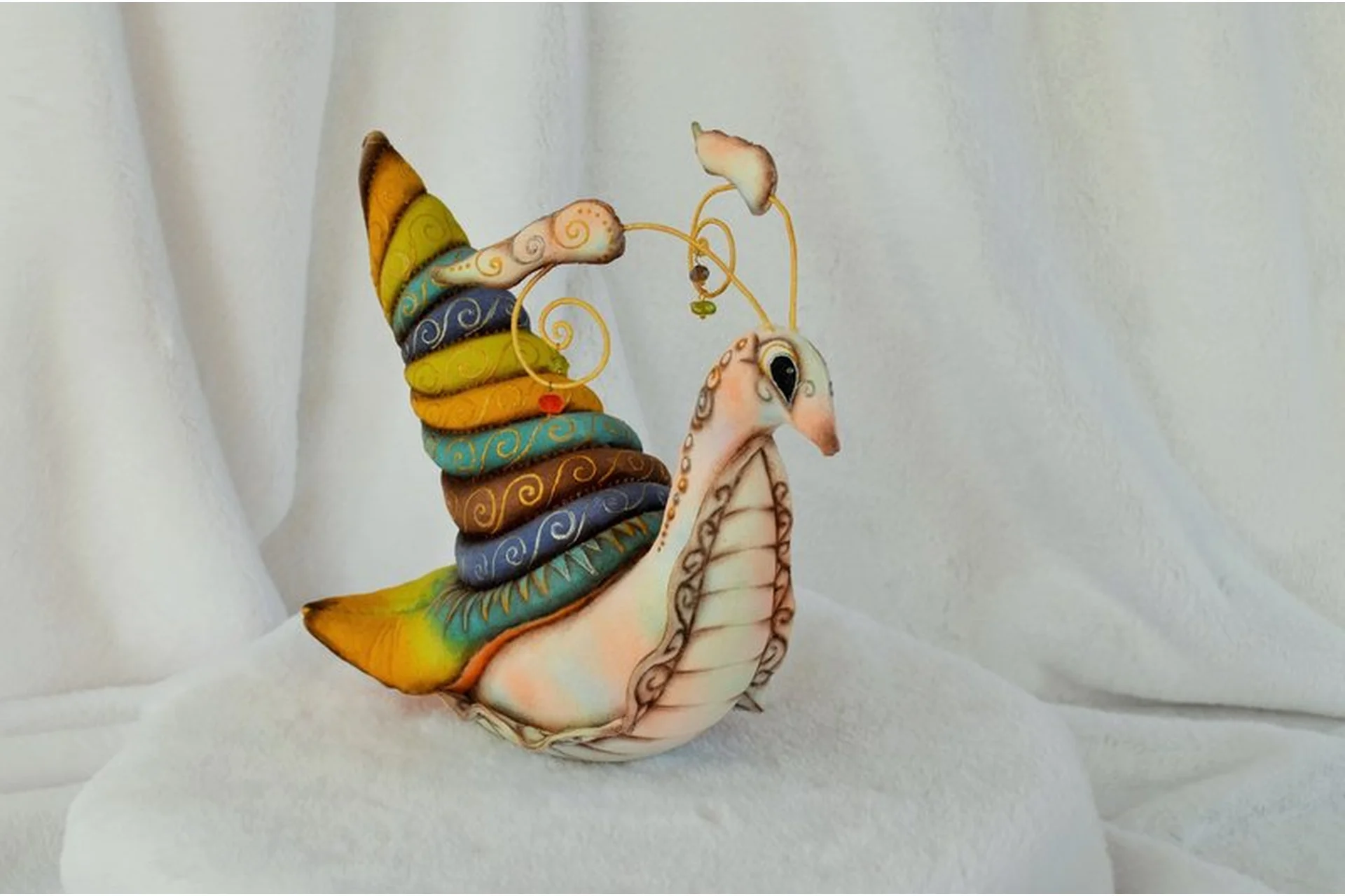 [Лоскутик и облако]  «Улитка» цикла «Восточные редкости» (Людмила Кузнецова), фото 1 из 1.