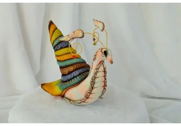 [Лоскутик и облако]  «Улитка» цикла «Восточные редкости» (Людмила Кузнецова)