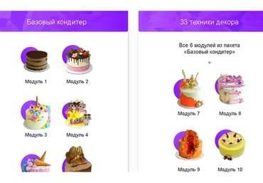 Базовый кондитер + 33 техники современного декора (Екатерина Мулюкова)