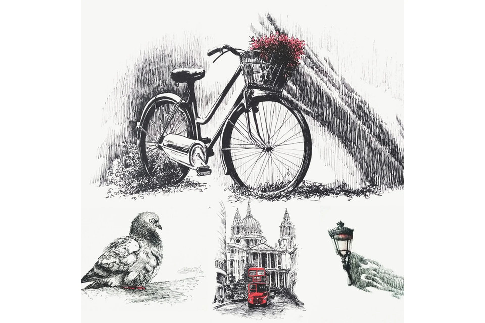 [Школа Стамо] Курс «Уличный». Графические зарисовки (Яна Стамо), фото 1 из 1.