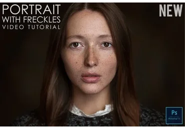 Portrait With Freckles Video Tutorial, на английском (Максим Гусельников)