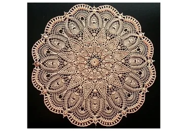 Салфетка крючком Doily Anna (Галина Борисова)
