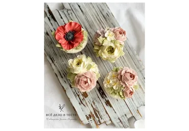 Мастер-класс по кремовой флористике (Залина Борисова)