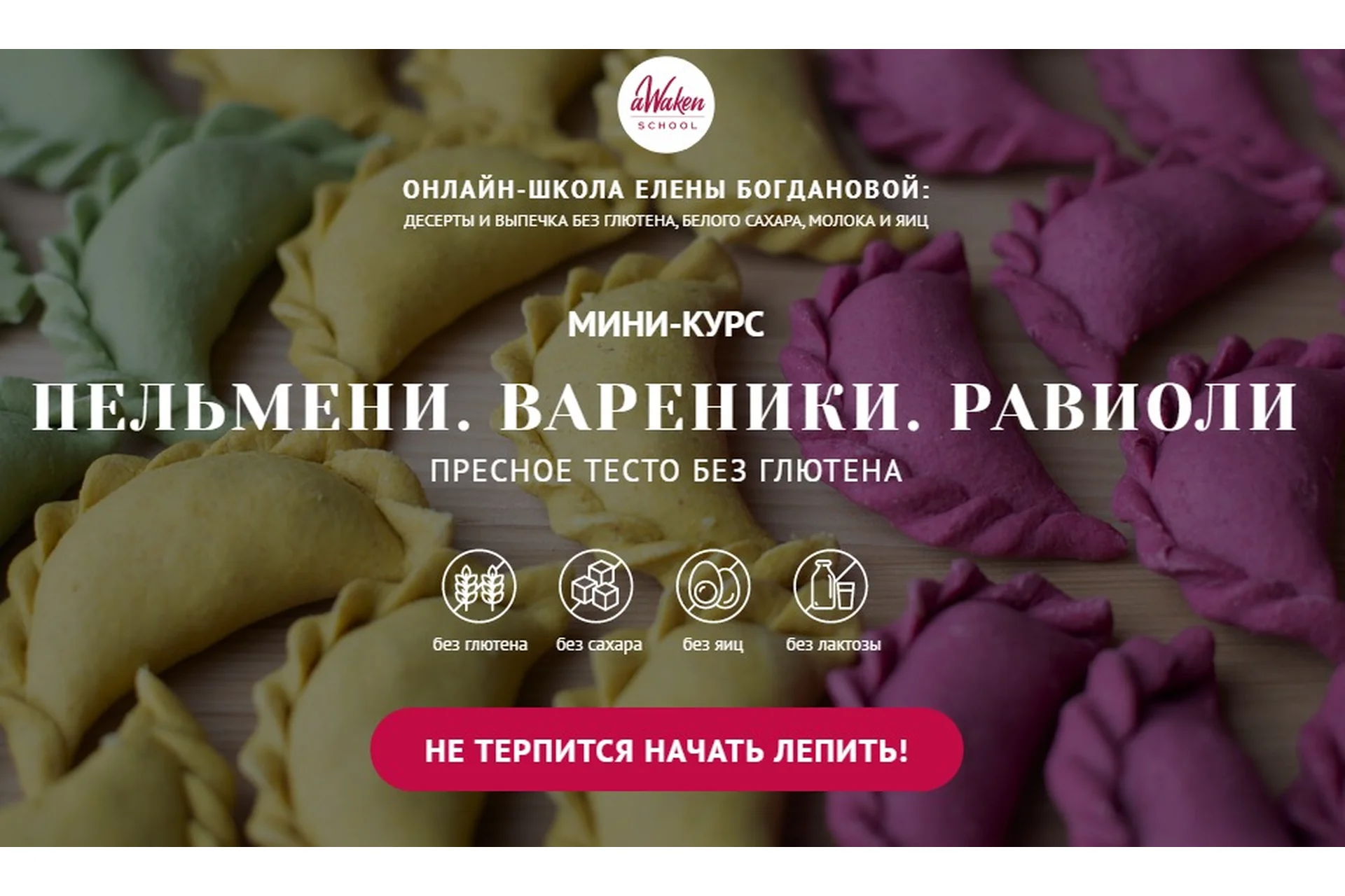 [Awaken school] Пельмени. Вареники. Равиоли (Елена Богданова, Елена Шпак), фото 1 из 1.