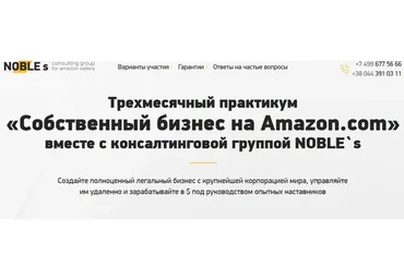 Собственный бизнес  на Amazon.com  (Андрей Полищук)