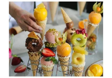 [School Sweet] Чизкейки в вафельном рожке (Анастасия Сдобникова)