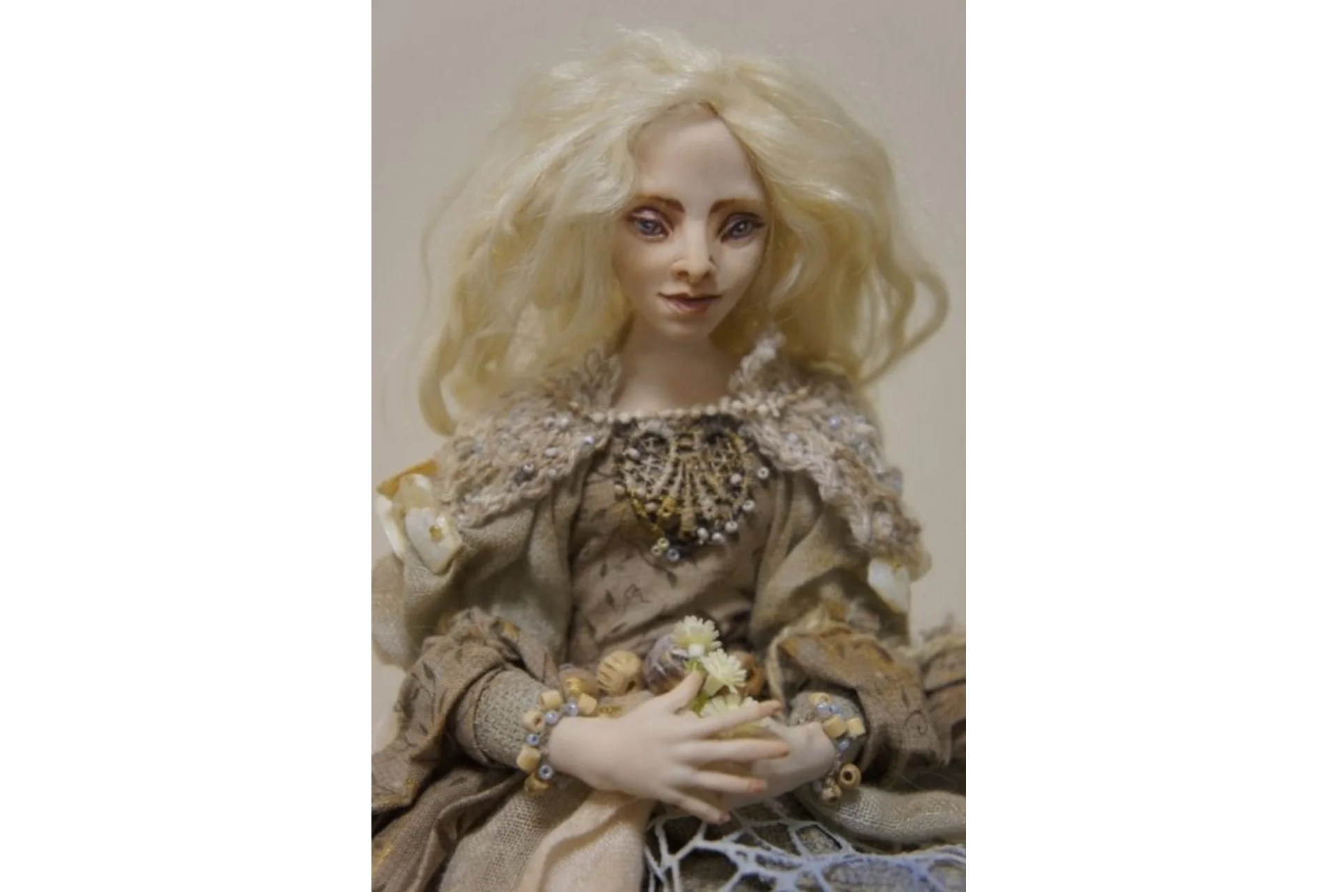 Авторская кукла из запекаемого пластика (Наталья Филинова), фото 1 из 1.