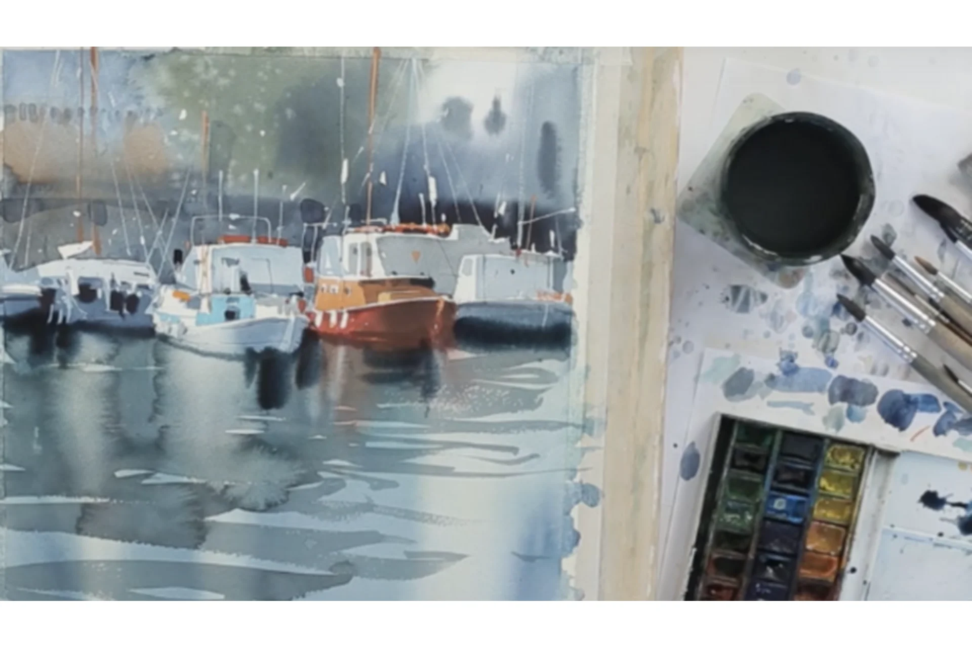 [Enterclass] Школа Акварели. Этап 1 (Сергей Курбатов), фото 1 из 1.