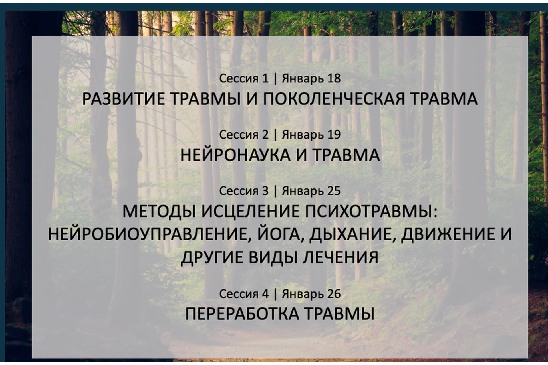 4х модульная программа (Бессел Ван Дер Колк), фото 1 из 1.
