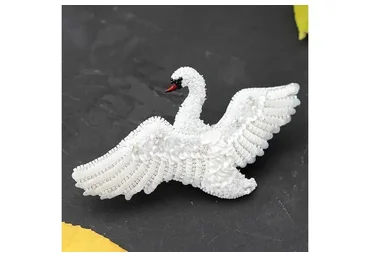 [Christie_jewelry] Брошь «Лебедь» (Кристина Тришева)