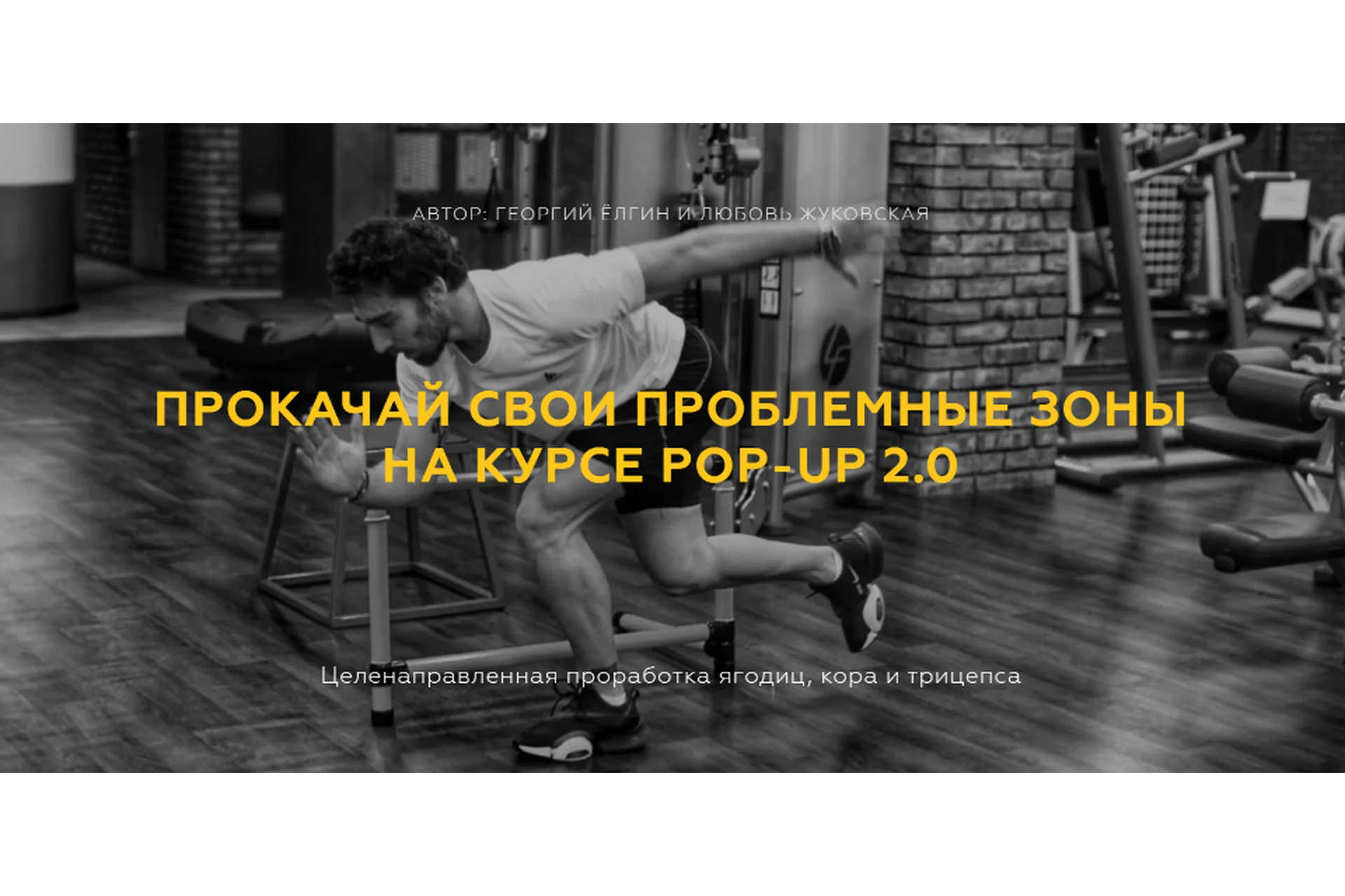 Прокачай свои проблемные зоны на курсе pop-up 2.0. Тариф Премиум (Георгий Ёлгин, Любовь Жуковская), фото 1 из 1.