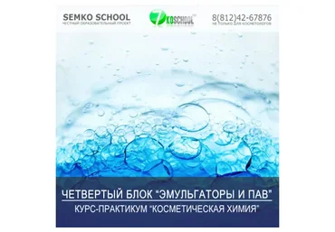[7koschool] Косметическая химия. Блок 4 «Эмульгаторы и ПАВ» (Анастасия Семко)