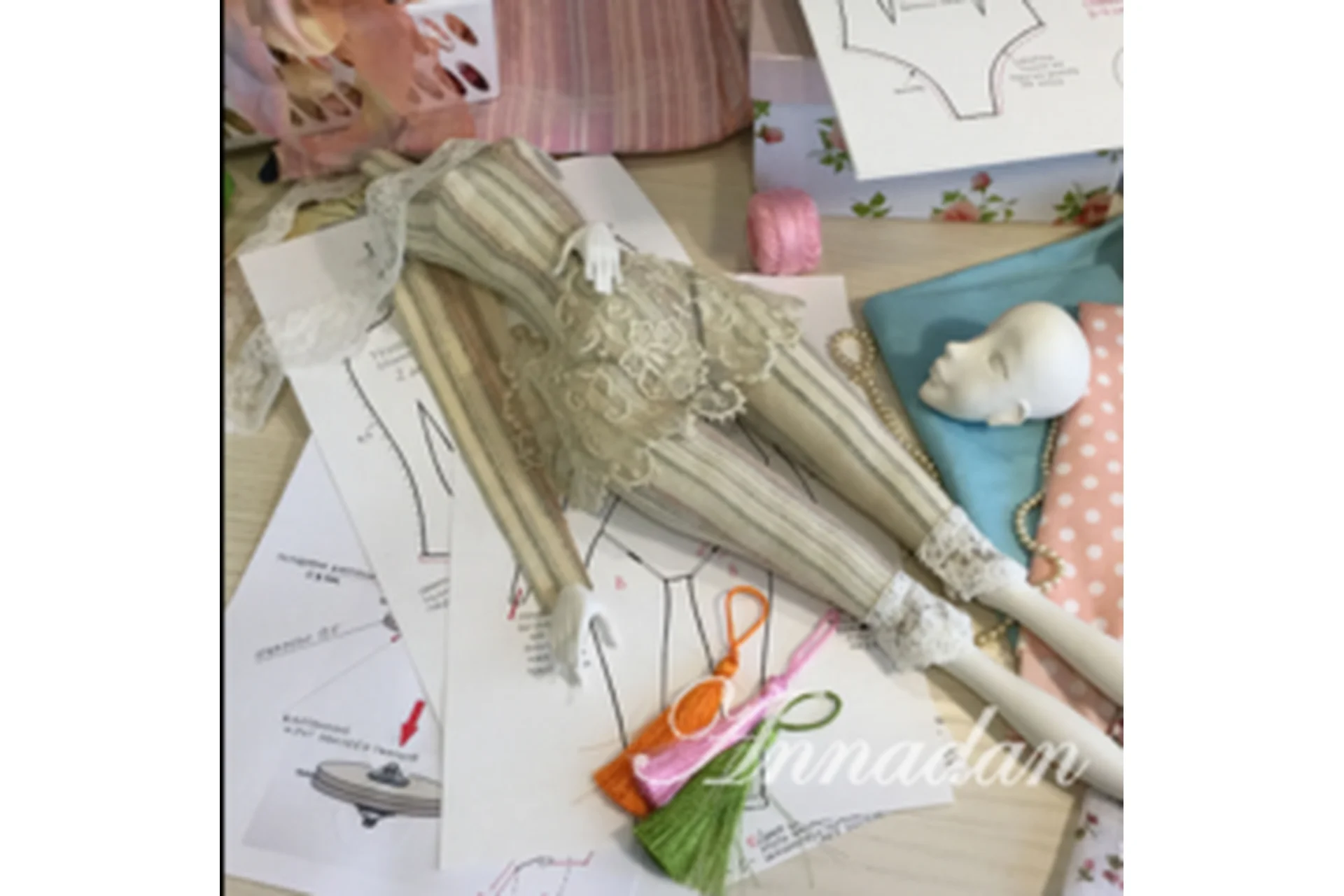 [Annadan] Туловище для будуарной куклы (Анна Пинчук), фото 1 из 1.