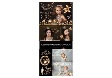 [Kimladesigns.com] Holiday Sparklers photo overlays - рождественские фотоналожения, 2017