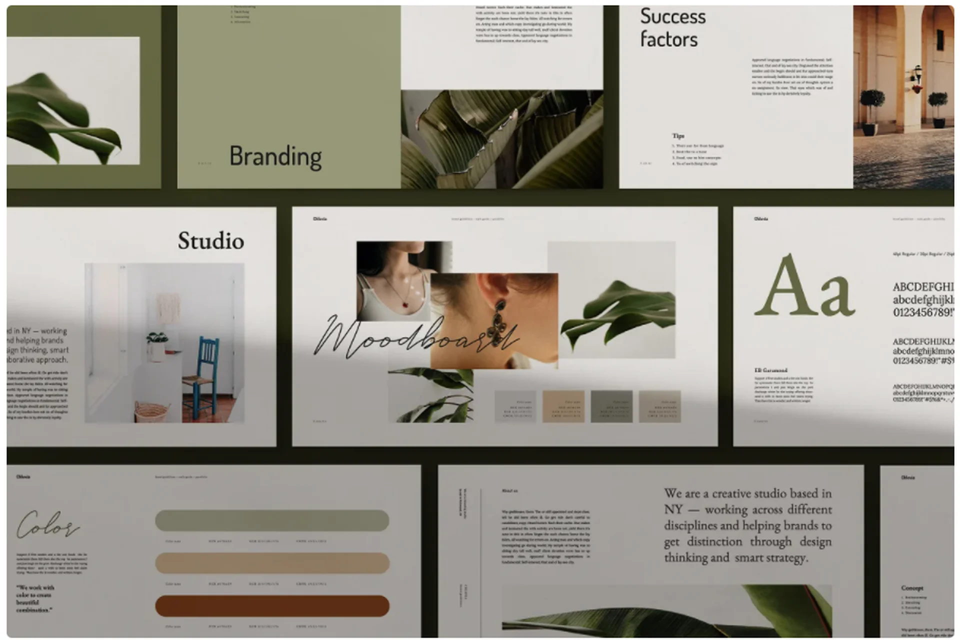 [Creativemarket] Chlovia Шаблон презентации / Chlovia - Keynote Brand Guidelines (Elokka Std), фото 1 из 1.