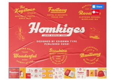 [Creativefabrica] Homkiges Font (Edignwn Type)