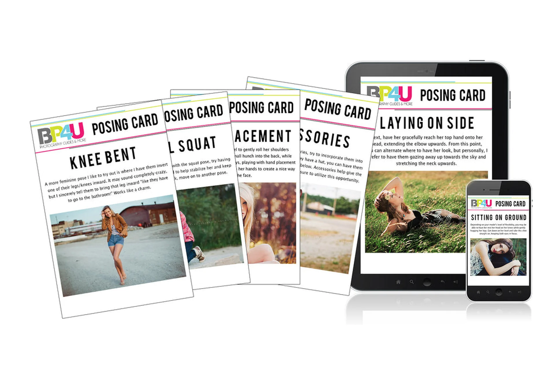 14 наборов карточек с позами для фотосъемки, на английском (BP4U), фото 1 из 1.