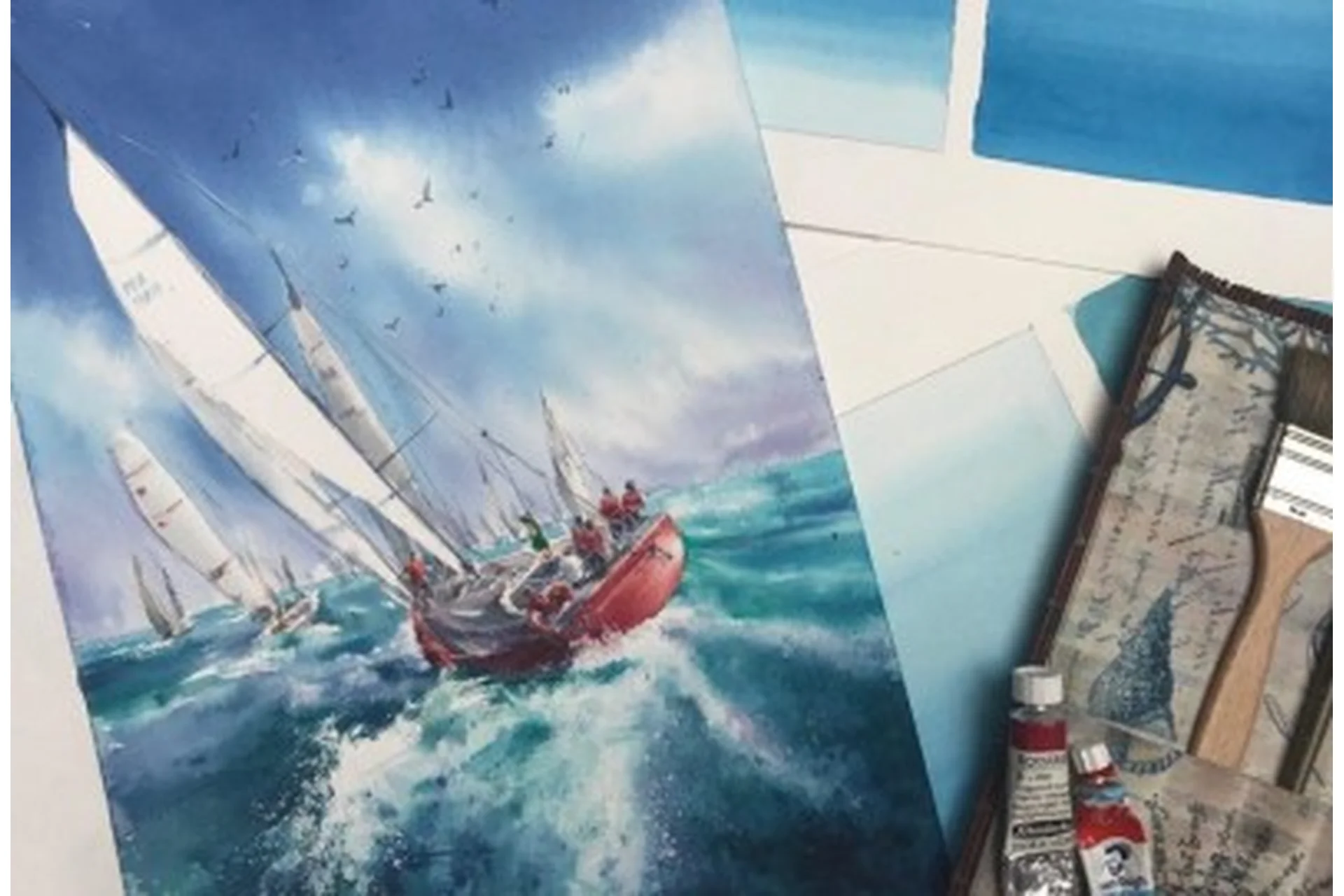 [KalachevaSchool] Море, волны и отражения (Ирина Глазунова), фото 1 из 1.