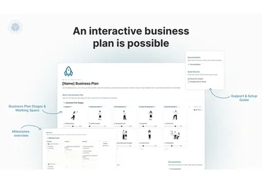 [Notion] Набор шаблонов Business Plan Workspace (Notionologia)