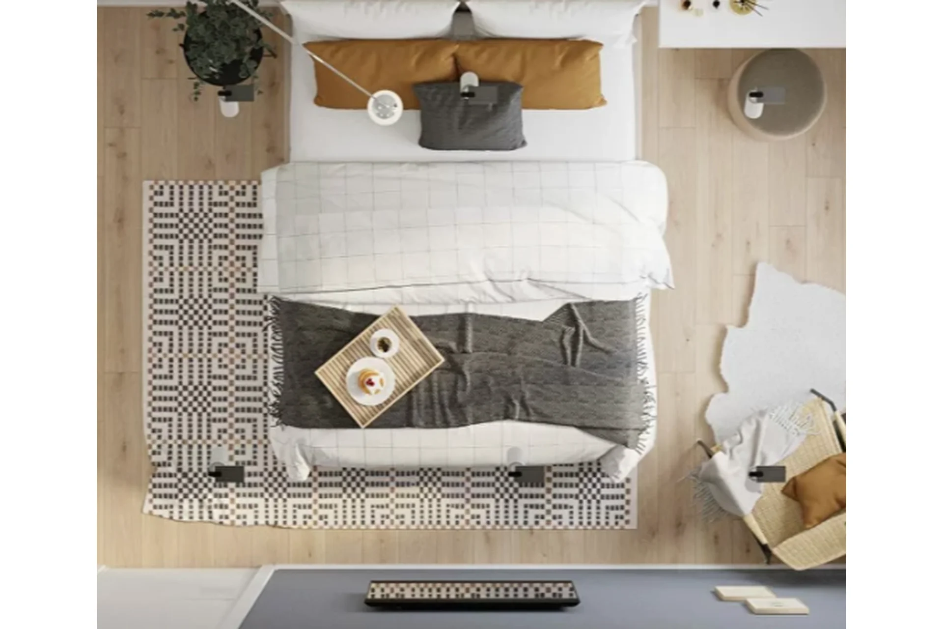 [uutno] Организация продуманной и функциональной спальни, фото 1 из 1.