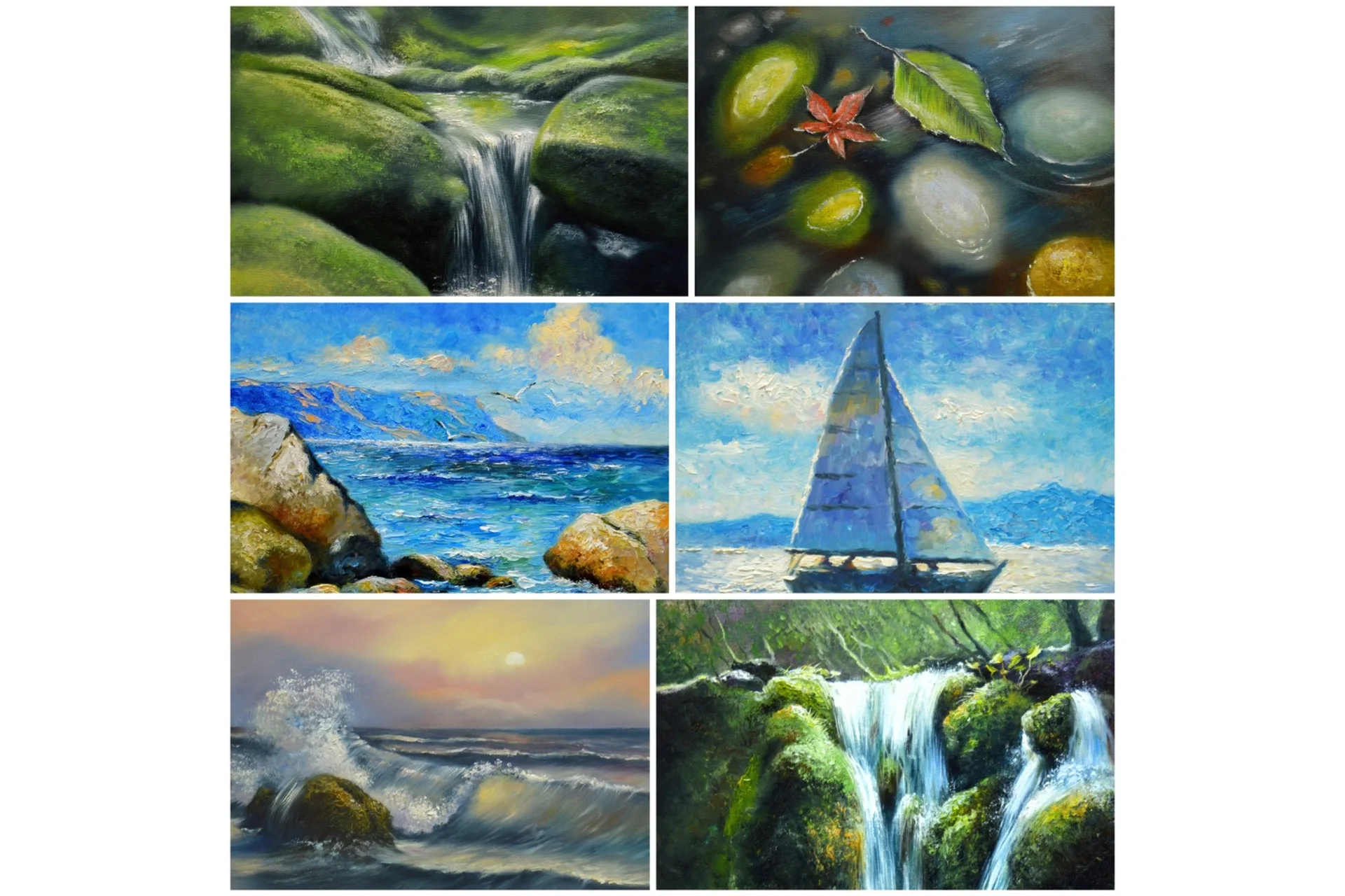 Курс по живописи маслом «Рисуем Воду» (Юлия Кошелева), фото 1 из 1.