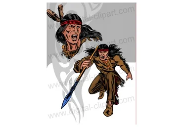 [Digital clipart] American Indians