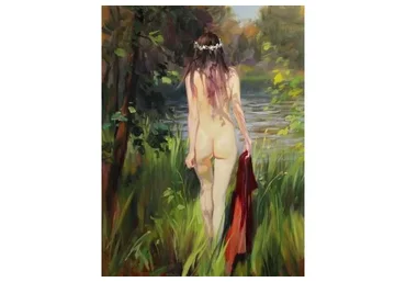 [Школа импрессионизма] Обнаженная. Работа с фотоматериала (Игорь Сахаров)