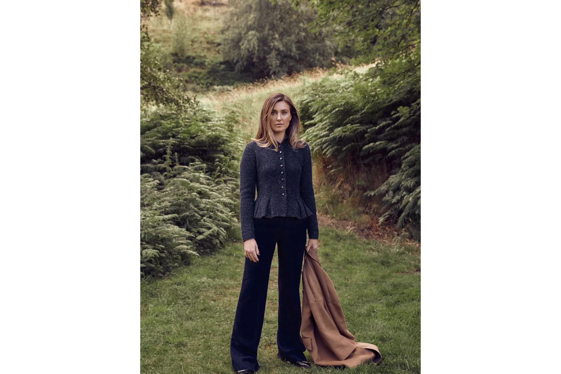 Вязаный жакет с баской Beatrix (Ким Харгривз), фото 1 из 1.