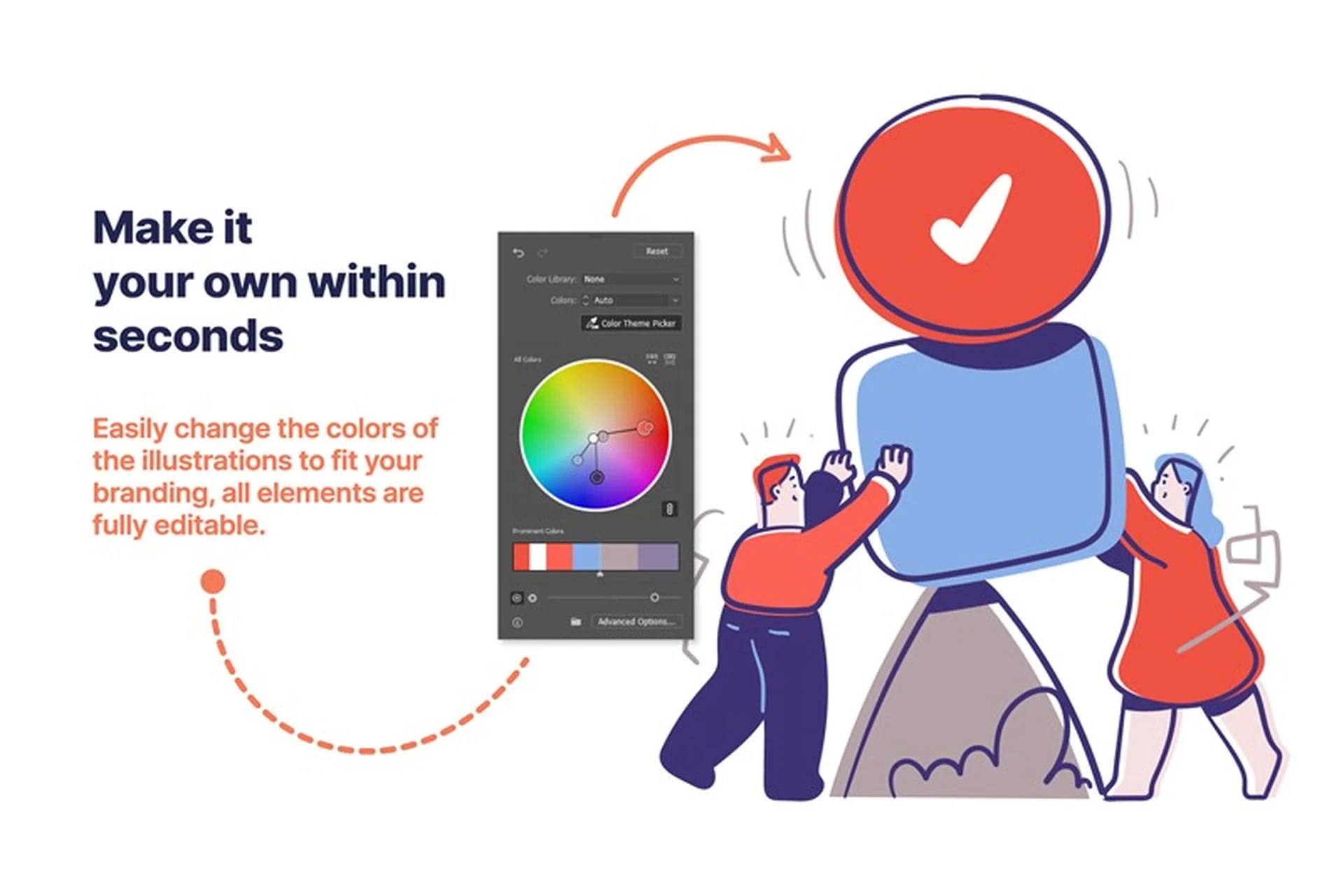 [Getillustrations] POP illustrations. 300 illustrations elements, фото 1 из 1.