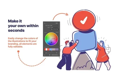 [Getillustrations] POP illustrations. 300 illustrations elements