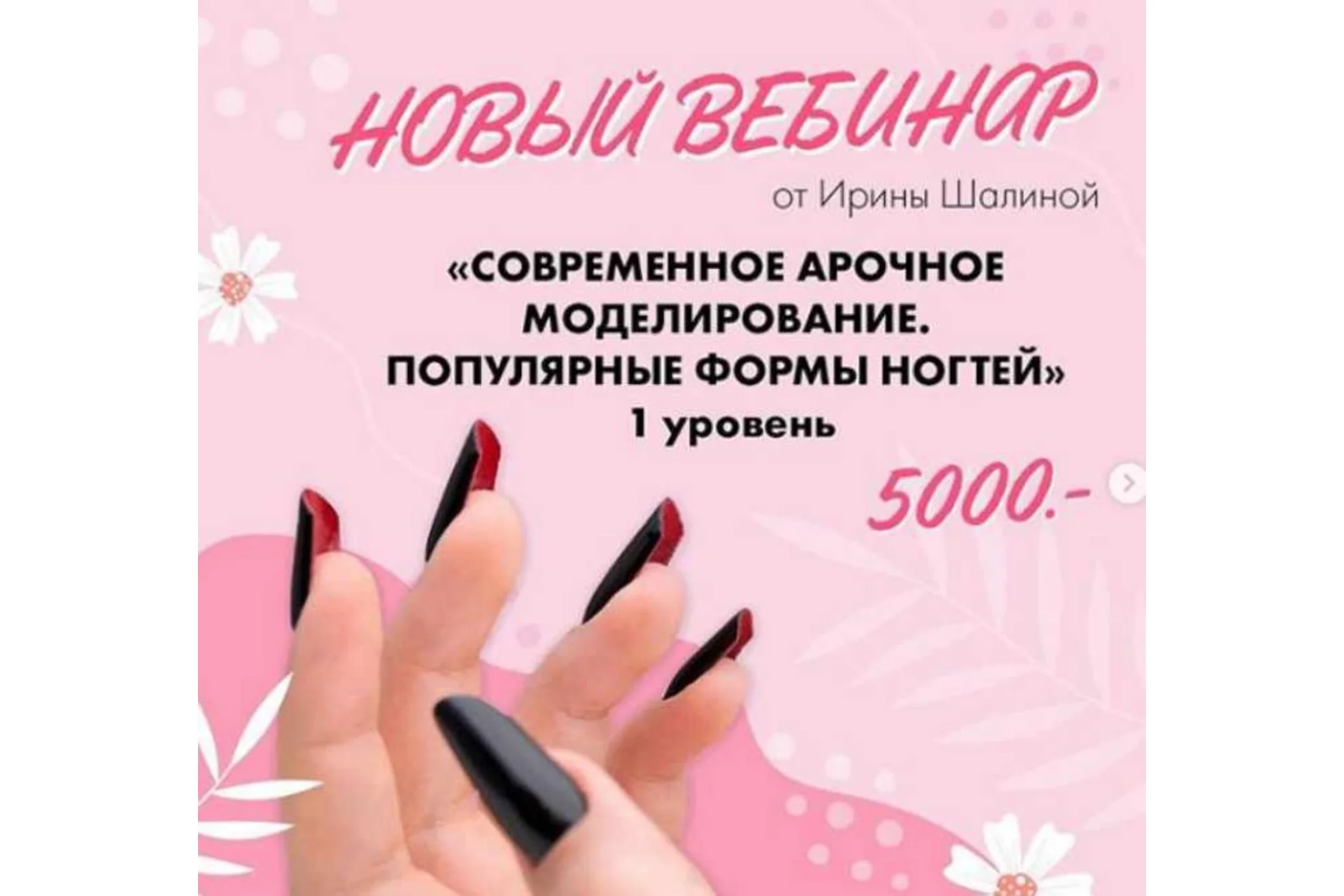 Современное арочное моделирование. Популярные формы ногтей. 1 уровень (Ирина  Шалина), фото 1 из 1.