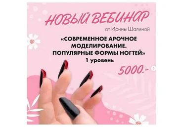 Современное арочное моделирование. Популярные формы ногтей. 1 уровень (Ирина  Шалина)