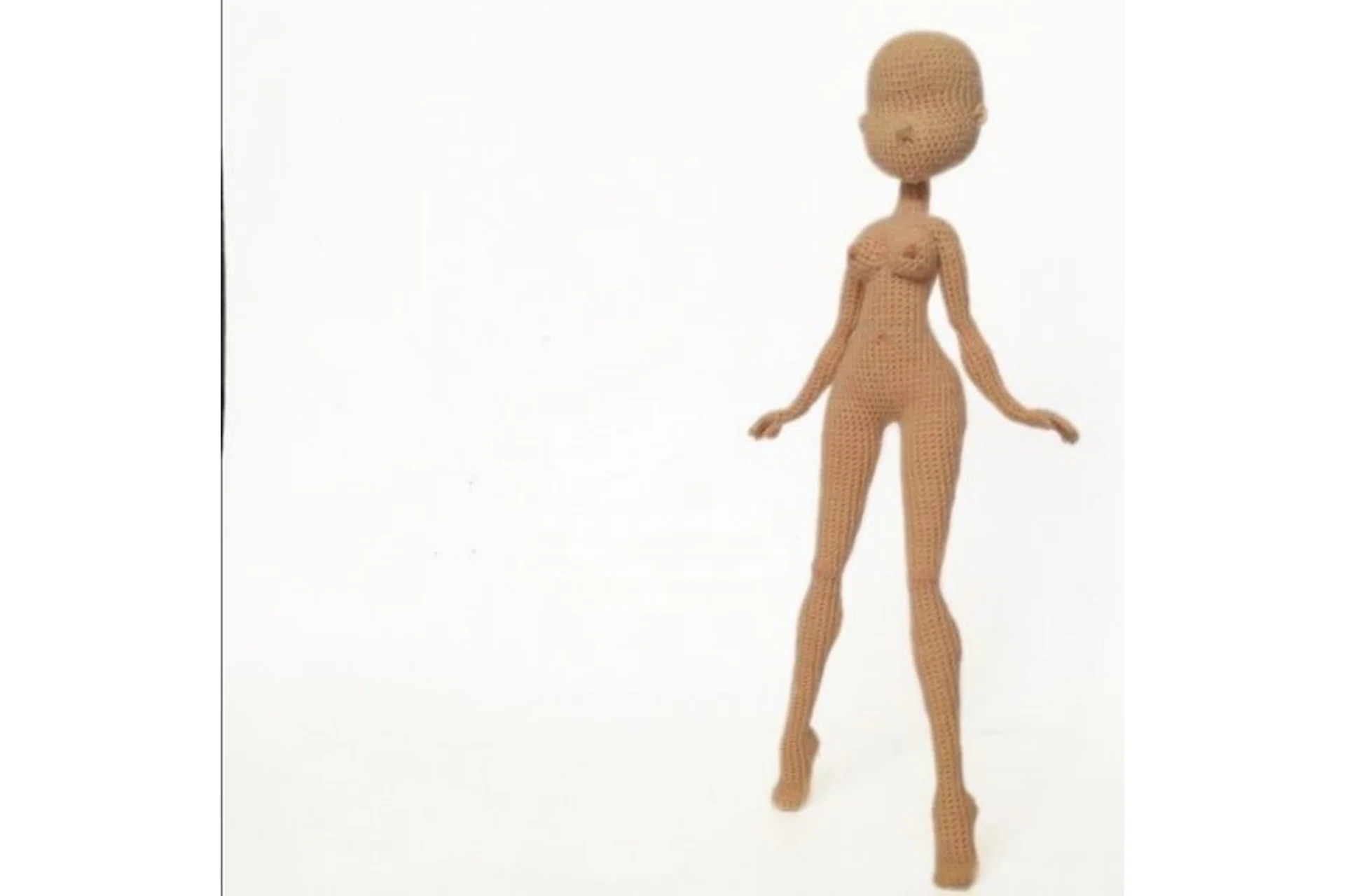 Вязаное тело куклы (Леся Медведева), фото 1 из 1.